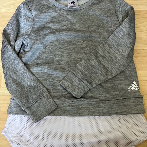 kids adidas athletic leisure top - Picture 1 of 2